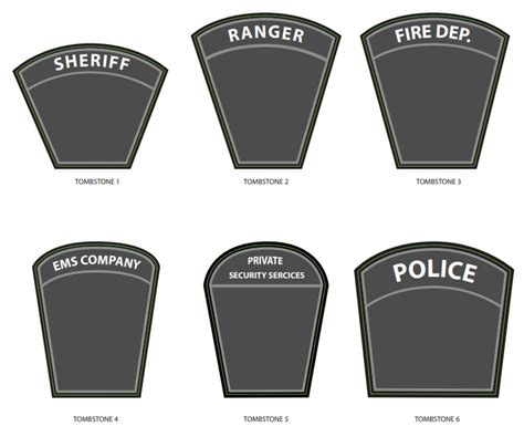 Police Patch Template