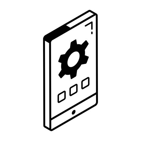 modern app settings  icon   vector art  vecteezy