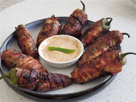 Jalape Os Rellenos De Camar N Y Queso Crema Envueltos En Tocino La