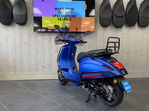 Vespa Sprint Blue Vivace Perry Scooters Haarlem