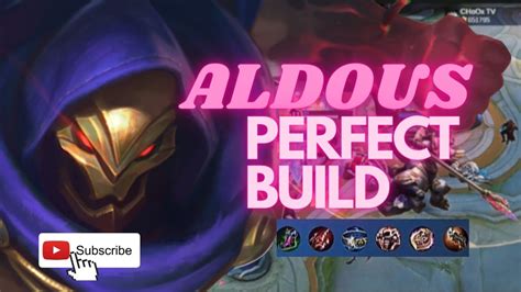 Aldous Perfect Build Stacks Mlbb Gaming Video Youtube