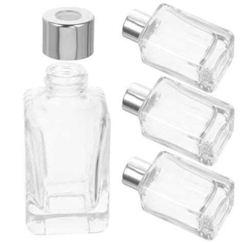 4 Pcs Leere Flaschen Aromatherapie Flasche Glasflaschen Mit Deckel