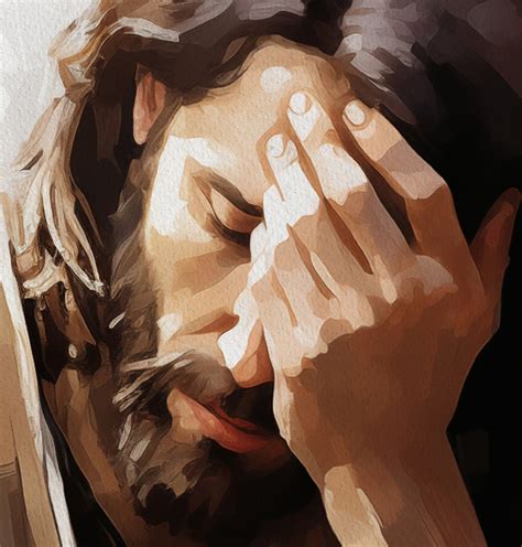 Jesus Weeps Over Jerusalem Christ Crying Luke 19 41 Christian