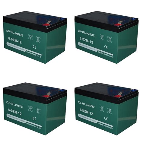 Chilwee Aki Kering 48V 12A VRLA Battery 6 DZM 12 6 DZF 12 4 Pcs