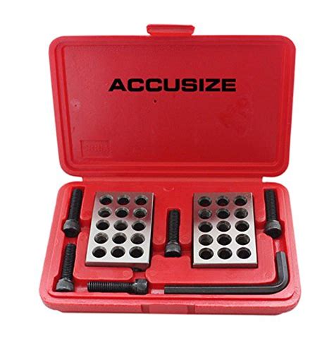 Accusize Industrial Tools Ultra Precision 1 2 3 Blocks Set With Screw