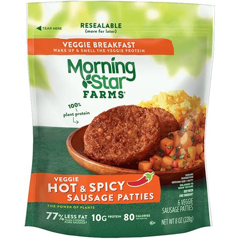 Vegan Breakfast Sausage Patties | MorningStar Farms®