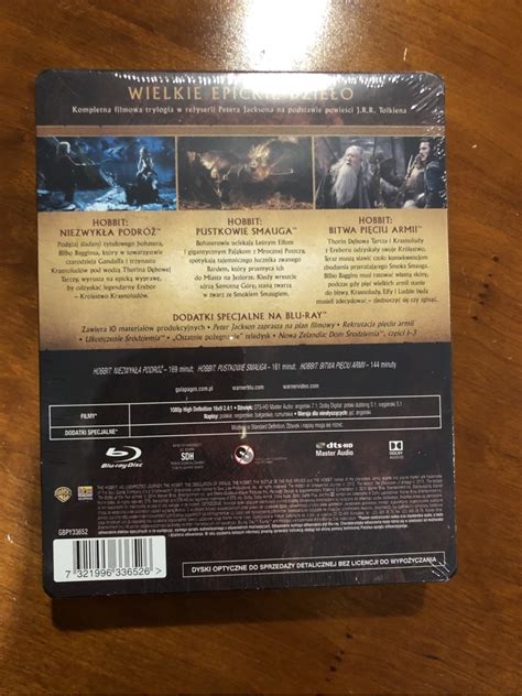 Hobbit Filmowa Trylogia 6 Blu Ray Steelbook Warszawa Kup Teraz