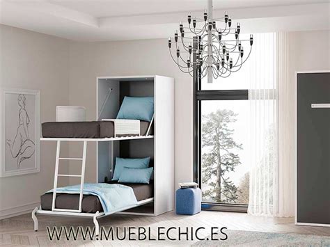 Litera Abatible Modelo Vertical Mueblechic Es By Muebles Raquel