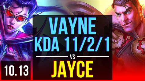 Vayne Vs Jayce Top 5 Early Solo Kills Kda 1121 Godlike Br