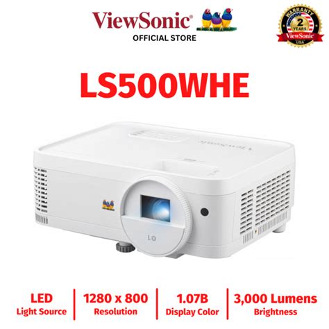 Viewsonic Ls Whe Ansi Lumens Wxga Led Business Education