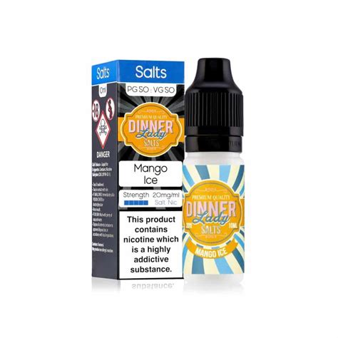 Dinner Lady Nic Salt E Liquid 10ml Vape Juice 5 For Only 9 99