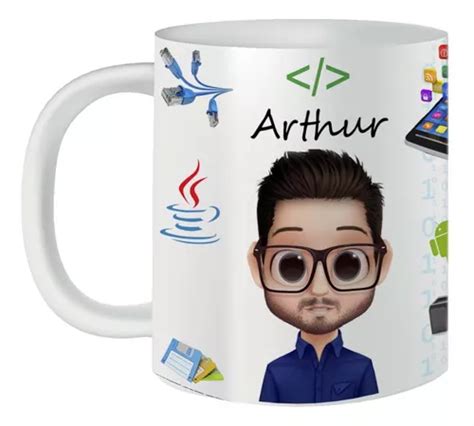 Caneca Personalizada Profissão Ti Programador Dev Info 325ml