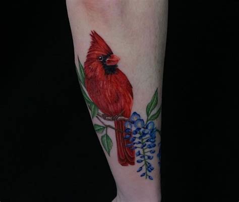 Gorgeous Cardinal Tattoo Design