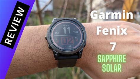 Review Garmin Fenix 7 Sapphire Solar Touchdisplay Oder Tasten YouTube