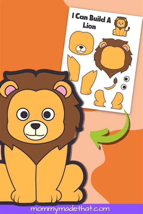 Free Printable Lion Craft Template