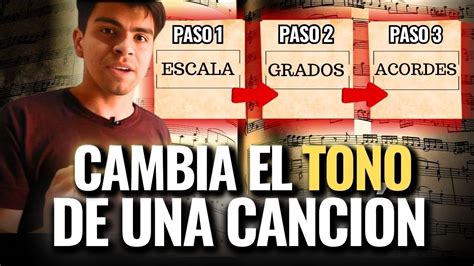 Los 3 PASOS para CAMBIAR el TONO de una CANCIÓN Clase de Armonía