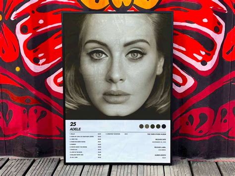 Adele "25" Album Cover Poster #6 - lylyprint.com