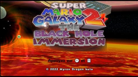 Super Mario Galaxy 2 The Black Hole Immersion Release Trailer For