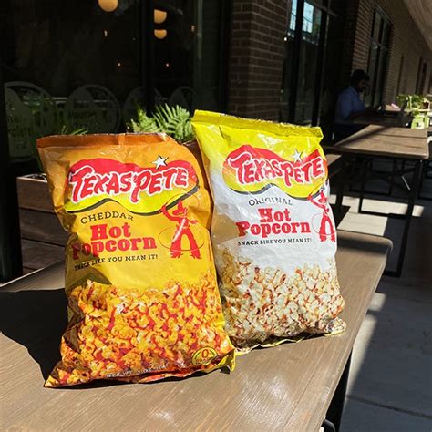 Cheddar Hot Popcorn Texas Pete