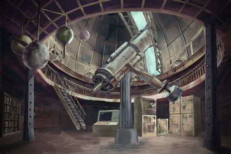 Artstation Observatory Under The Dome Patrice Mille Observatory