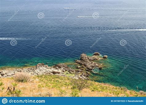 Parque Natural Riserva Dello Zingaro Sicily Italy Foto De Archivo