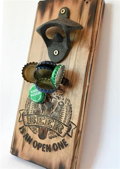 Custom Wall Mount Bottle Magnet Bottle Opener Wall Mount Etsy Isan