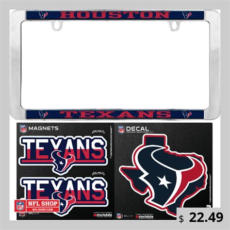 Houston Texans Frame With Magnet And Decal Set Houston Texans Texans