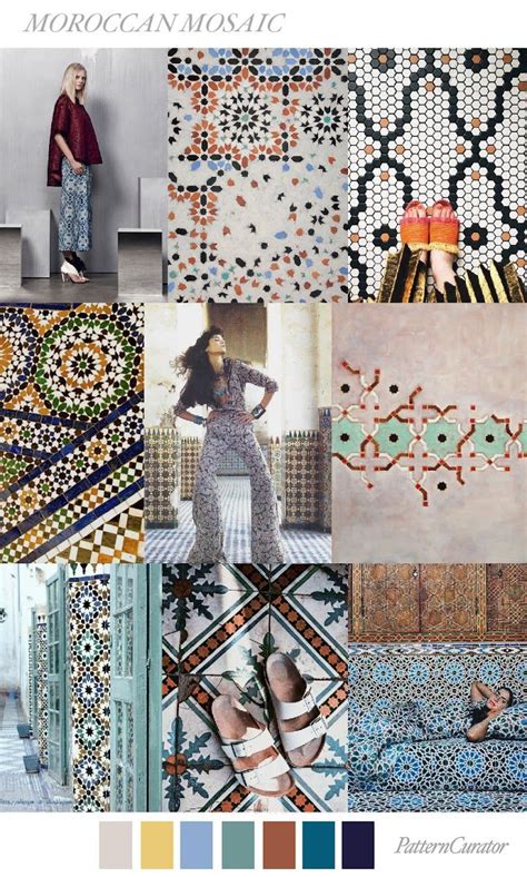 TRENDS PATTERN CURATOR MOROCCAN MOSAIC FW 2018 Pattern Curator