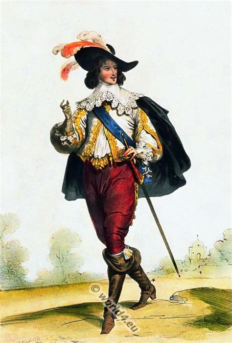 Nobleman Fashion Court Of Louis Xiii Costume History