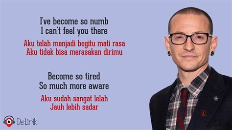 Numb Linkin Park Lyrics Video Dan Terjemahan Youtube