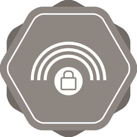 Protected Wifi Vector Icon 17357112 Vector Art At Vecteezy