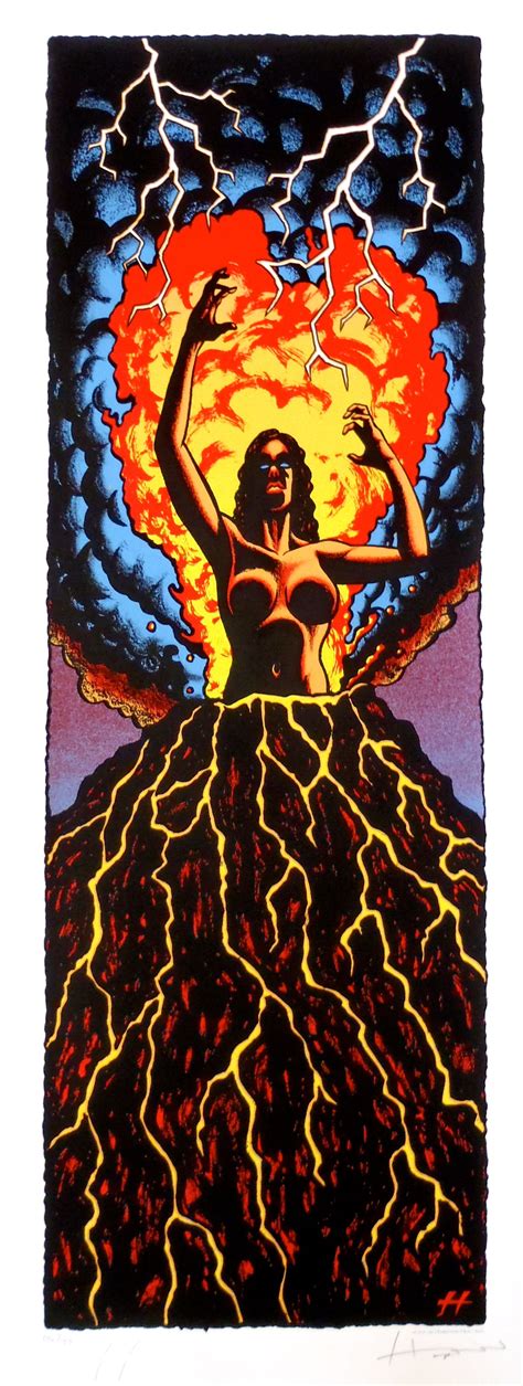 Pele Goddess Of The Volcano Art Print Art Prints Hawaiian Art