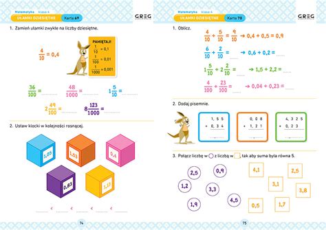 Matematyka Karty Pracy W Szkole I W Domu Klasa Ksi Garnia