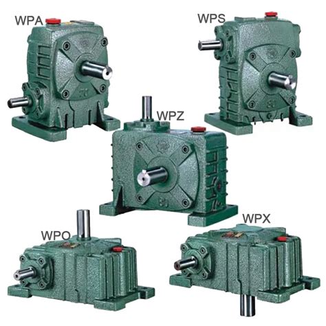 Wp Series Right Angle Shaft Mounted Speed Reducer Worm Gear Box China