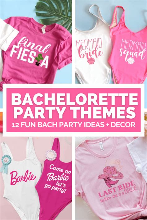 12 Bachelorette Party Theme Ideas Decor Apparel Favors And More