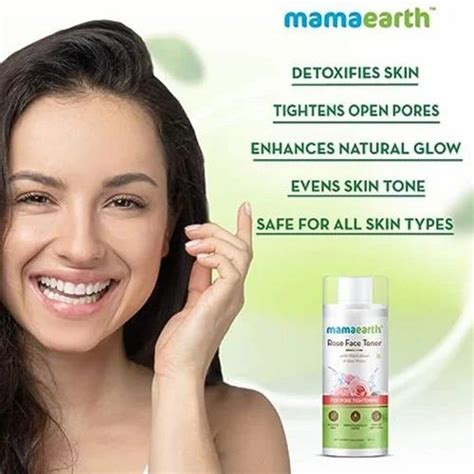 Mamaearth Rose Water Face Liquid Toner With Witch Hazel And Rose Water