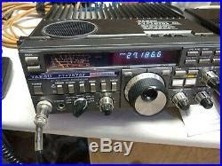 Yaesu FT 757 GX Amateur Radio Transceiver With Power Supply Box Ham