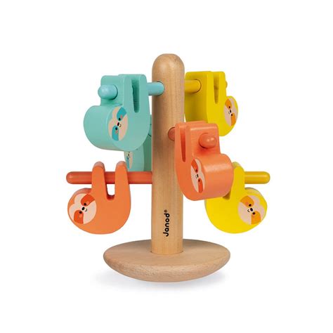 Jeu D Quilibre Et Couleurs En Bois Pour Enfant Paresseux Wwf Janod