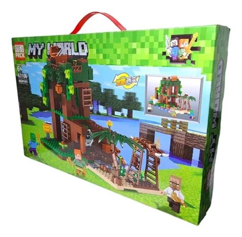 Set Armable Casa Del Arbol Minecraft Piezas Mercadolibre