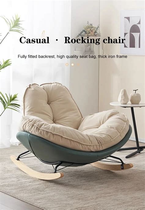 Modern Luxury Rocking Sofa Living Room Chair Lounge Chair Modern Luxury