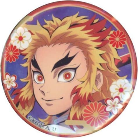 Badge Pins Kyojuro Rengoku Second Rank Facing Left Demon Slayer