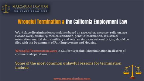 PPT Tips To Claim A Wrongful Termination In California PowerPoint