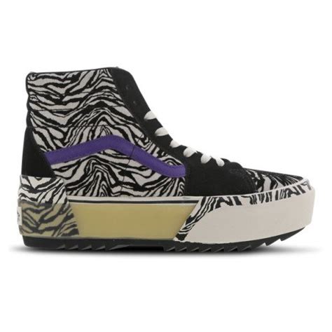 Vans Zebra Sk8 Hi Stacked Schwarz Vn0a4btw5pr Sneakshero