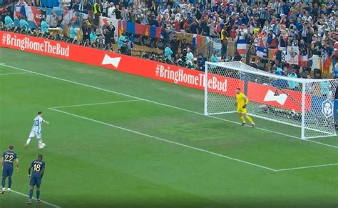 Argentina Francia Lionel Messi de penal anotó el primer tanto de