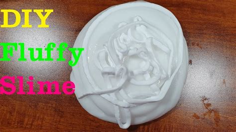 Diy Fluffy Slime How To Make Fluffy Slime No Borax Youtube