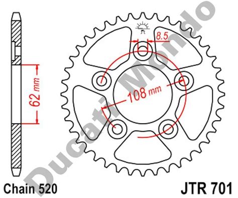 JT Rear Sprocket 38 Tooth Aprilia RS125 Tuono Tuareg Cagiva Mito Evo