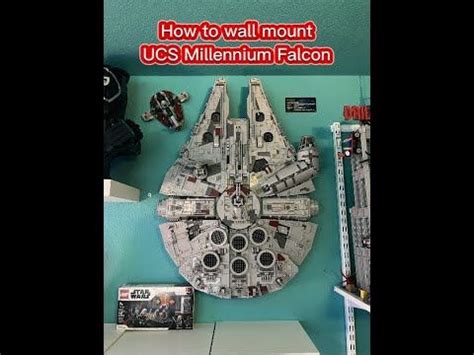 Wall Mount LEGO UCS Millennium Falcon Lego Millenium Falcon Lego