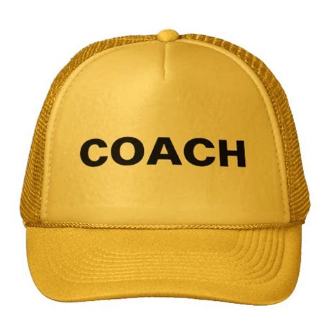 Coaches Hat Zazzle