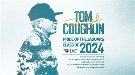 Tom Coughlin Selected to Pride of the Jaguars