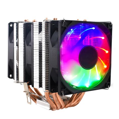 TISHRIC 4 6 Wärme Rohre CPU Kühler Lüfter Kühler 4 Pin PWM Fan RGB CPU